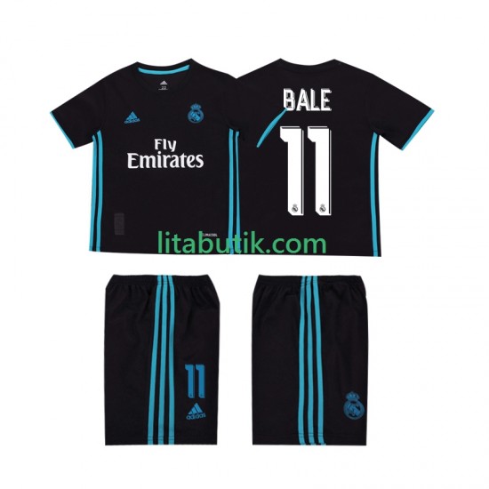 Real Madrid Bale 11 2017 2018 Retro Barn Borta Fotbollströja Kortärmad