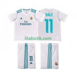 Real Madrid Bale 11 2017 2018 Retro Barn Hemma Fotbollströja Kortärmad