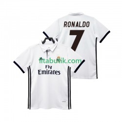 Real Madrid CRISTIANO RONALDO 7 2017 2018 Retro Män Hemma Fotbollströja Kortärmad Real Madrid CRISTIANO RONALDO 7 2017 2018 Retro Män Hemma Fotbollströja Kortärmad