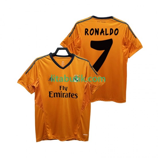 Real Madrid CRISTIANO RONALDO 7 2013 2014 Retro Män Tredje Fotbollströja Kortärmad