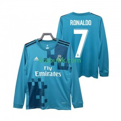 Real Madrid CRISTIANO RONALDO 7 2017 2018 Retro Män Tredje Fotbollströja Långärmad Real Madrid CRISTIANO RONALDO 7 2017 2018 Retro Män Tredje Fotbollströja Långärmad