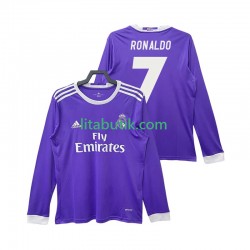 Real Madrid Cristiano Ronaldo 7 2016 2017 Retro Män Borta Fotbollströja Långärmad Real Madrid Cristiano Ronaldo 7 2016 2017 Retro Män Borta Fotbollströja Långärmad