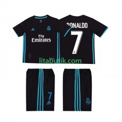 Real Madrid Cristiano Ronaldo 7 2017 2018 Retro Barn Borta Fotbollströja Kortärmad Real Madrid Cristiano Ronaldo 7 2017 2018 Retro Barn Borta Fotbollströja Kortärmad