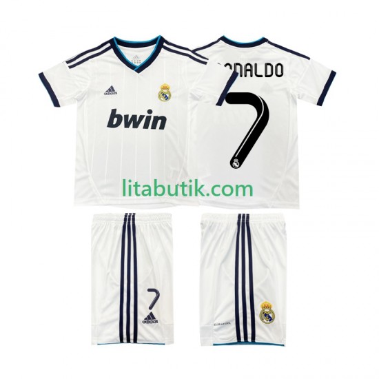 Real Madrid Cristiano Ronaldo 7 2012 2013 Retro Barn Hemma Fotbollströja Kortärmad