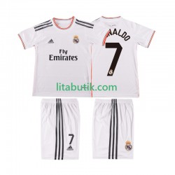Real Madrid Cristiano Ronaldo 7 2013 2014 Retro Barn Hemma Fotbollströja Kortärmad