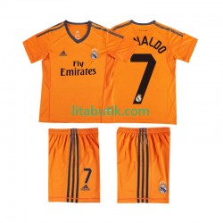 Real Madrid Cristiano Ronaldo 7 2013 2014 Retro Barn Tredje Fotbollströja Kortärmad