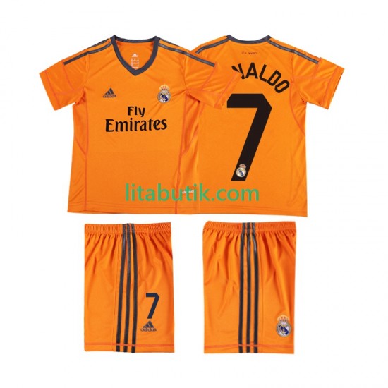 Real Madrid Cristiano Ronaldo 7 2013 2014 Retro Barn Tredje Fotbollströja Kortärmad