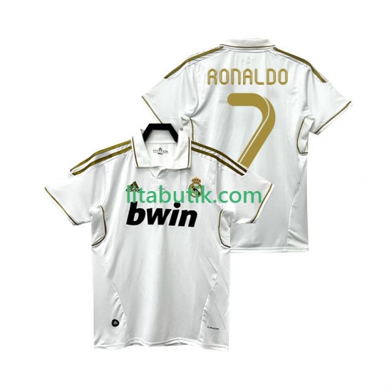 Real Madrid Cristiano Ronaldo 7 2012 Retro Män Hemma Fotbollströja 2011 Kortärmad