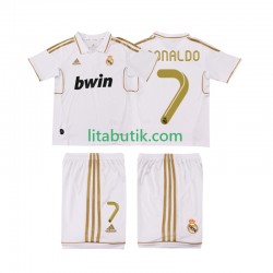 Real Madrid Cristiano Ronaldo 7 2012 Retro Barn Hemma Fotbollströja 2011 Kortärmad