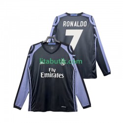 Real Madrid Cristiano Ronaldo 7 2016 2017 Retro Män Tredje Fotbollströja Långärmad Real Madrid Cristiano Ronaldo 7 2016 2017 Retro Män Tredje Fotbollströja Långärmad