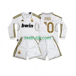 Real Madrid FIGO 10 2012 Retro Barn Hemma Fotbollströja 2011 Långärmad