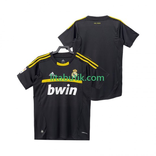 Real Madrid 2012 Målvakt Retro Män Borta Fotbollströja 2011 Kortärmad