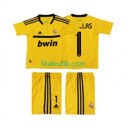 Real Madrid CASILLAS 1 2012 Målvakt Retro Barn Hemma Fotbollströja 2011 Kortärmad