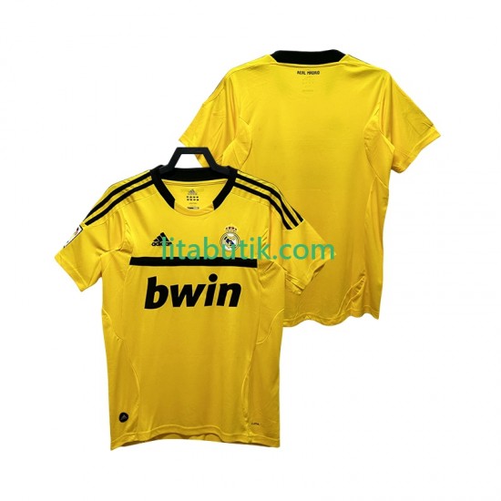 Real Madrid 2012 Målvakt Retro Män Hemma Fotbollströja 2011 Kortärmad