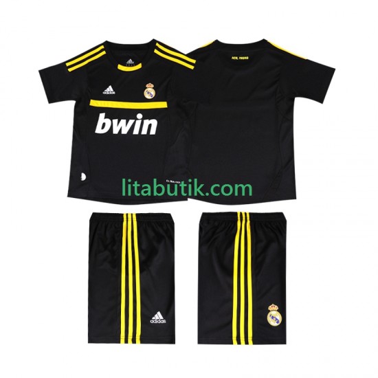 Real Madrid -2012 Målvakt Retro Barn Hemma Fotbollströja 2011 Kortärmad