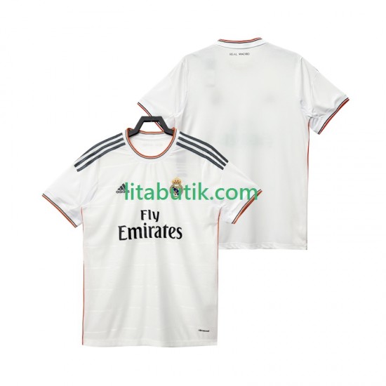 Real Madrid 2013 2014 Retro Män Hemma Fotbollströja Kortärmad