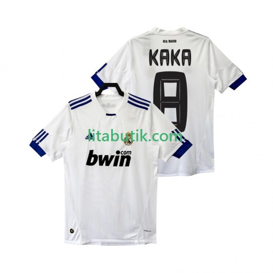 Real Madrid KAKA 8 Retro Män Hemma Fotbollströja 2011 2010 Kortärmad