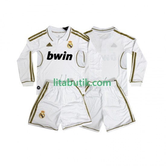 Real Madrid 2012 Retro Barn Hemma Fotbollströja 2011 Långärmad
