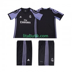 Real Madrid 2016 2017 Retro Barn Tredje Fotbollströja Kortärmad Real Madrid 2016 2017 Retro Barn Tredje Fotbollströja Kortärmad