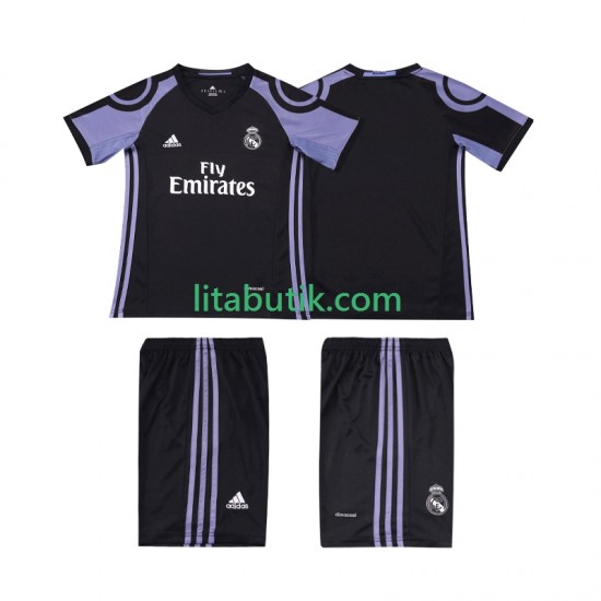 Real Madrid 2016 2017 Retro Barn Tredje Fotbollströja Kortärmad