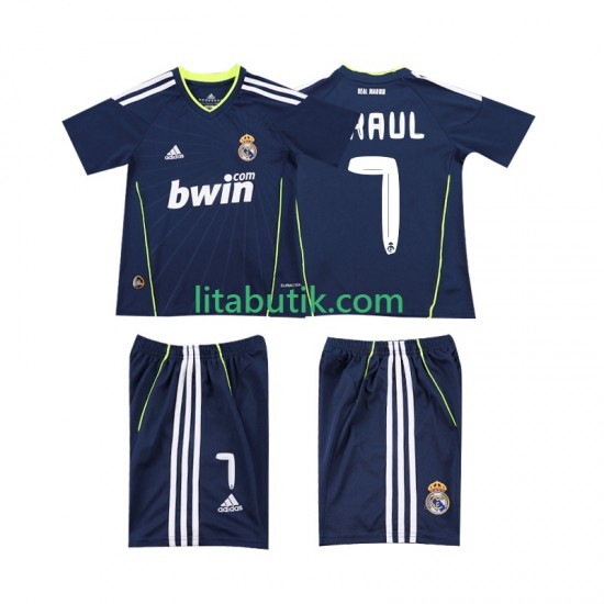 Real Madrid PAUL 7 Retro Barn Borta Fotbollströja 2011 2010 Kortärmad