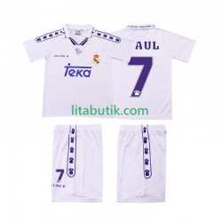 Real Madrid RAUL 7 1994 1996 Retro Barn Hemma Fotbollströja Kortärmad