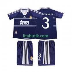 Real Madrid ROBERTO CARLOS 3 Retro Barn Borta Fotbollströja 1998 1999 Kortärmad