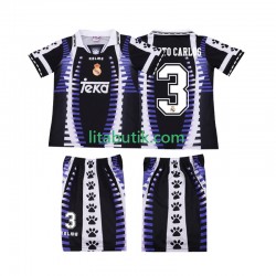 Real Madrid ROBERTO CARLOS 3 1997 Retro Barn Tredje Fotbollströja 1998 Kortärmad