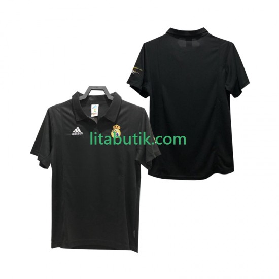 Real Madrid 2003 Retro Män Borta Fotbollströja 2002 Kortärmad