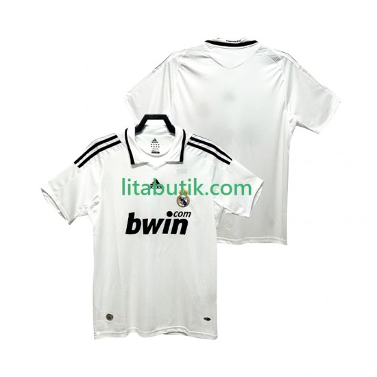 Real Madrid 2009 Retro Män Hemma Fotbollströja 2008 Kortärmad