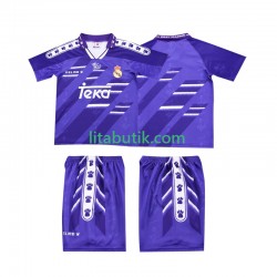 Real Madrid 1994 1996 Retro Barn Borta Fotbollströja Kortärmad Real Madrid 1994 1996 Retro Barn Borta Fotbollströja Kortärmad