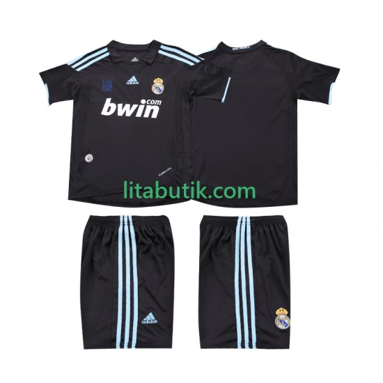 Real Madrid 2009 Retro Barn Borta Fotbollströja 2010 Kortärmad
