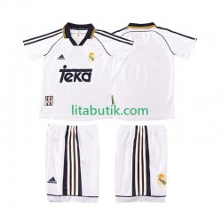 Real Madrid 2000 Retro Barn Hemma Fotbollströja 1998 Kortärmad Real Madrid 2000 Retro Barn Hemma Fotbollströja 1998 Kortärmad
