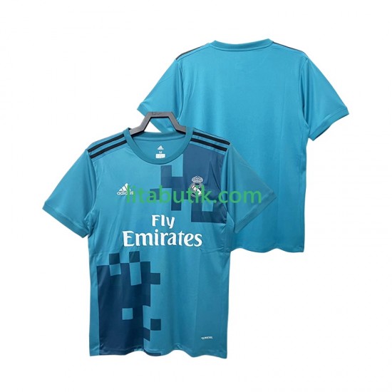 Real Madrid 2017 2018 Retro Män Tredje Fotbollströja Kortärmad