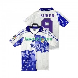 Real Madrid SUKER 9 1996 1997 Retro Män Tredje Fotbollströja Kortärmad