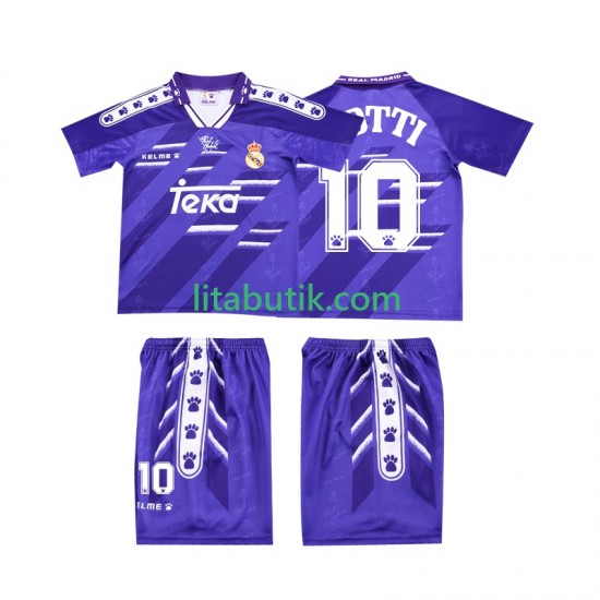 Real Madrid TOTTI 10 1994 1996 Retro Barn Borta Fotbollströja Kortärmad
