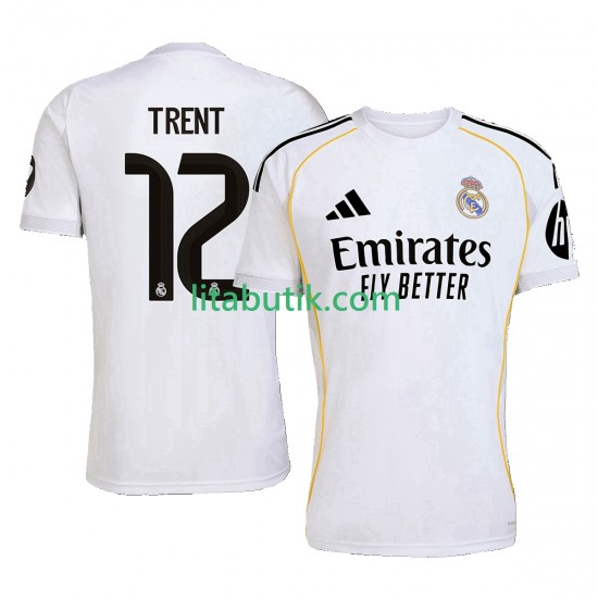 Real Madrid Trent Alexander-Arnold 12 Män Hemma Fotbollströja 2025-2026 Kortärmad