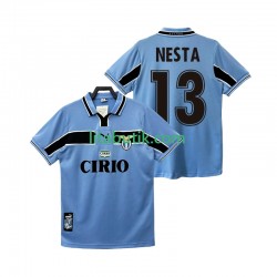 SS Lazio NESTA 13 Retro Män Hemma Fotbollströja 1998 1999 Kortärmad SS Lazio NESTA 13 Retro Män Hemma Fotbollströja 1998 1999 Kortärmad