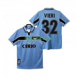 SS Lazio VIERI 32 Retro Män Hemma Fotbollströja 1998 1999 Kortärmad SS Lazio VIERI 32 Retro Män Hemma Fotbollströja 1998 1999 Kortärmad