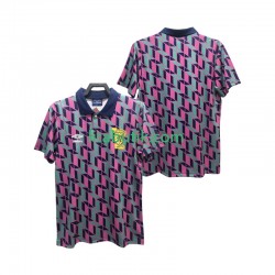 Skottland 1988 1989 Retro Män Borta Fotbollströja Kortärmad