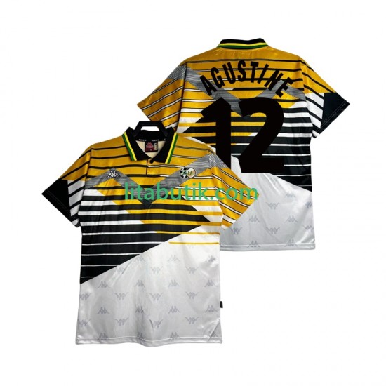 Sydafrika AGUSTINE 12 1994 Retro Män Hemma Fotbollströja Kortärmad