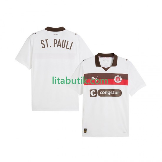 St. Pauli Män Borta Fotbollströja 2025-2026 Kortärmad
