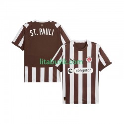 St. Pauli Män Hemma Fotbollströja 2025-2026 Kortärmad