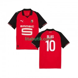 Stade Rennais Ludovic Blas 10 Män Hemma Fotbollströja 2025-2026 Kortärmad Stade Rennais Ludovic Blas 10 Män Hemma Fotbollströja 2025-2026 Kortärmad