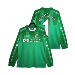 Tottenham Hotspur SCHMEICHEL 1 1997 Målvakt Retro Män Hemma Fotbollströja 1999 Långärmad