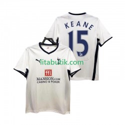Tottenham Hotspur Keane 15 2009 Retro Män Hemma Fotbollströja 2008 Kortärmad