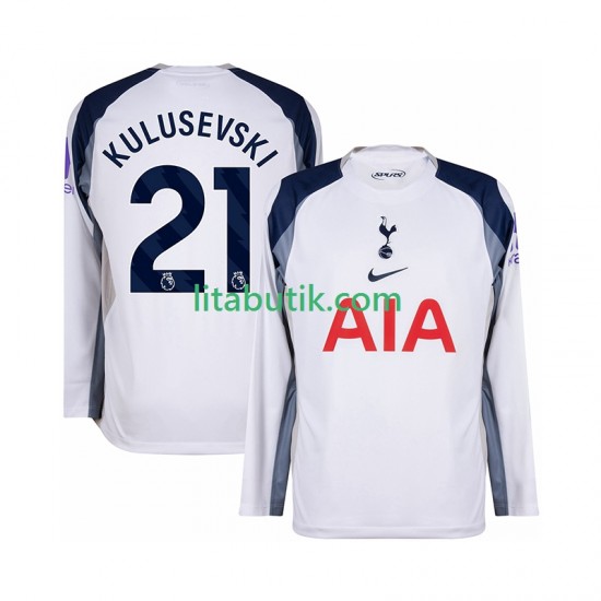 Tottenham Hotspur Kulusevski 21 Män Hemma Fotbollströja 2025-2026 Långärmad