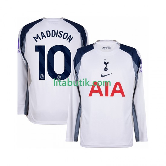 Tottenham Hotspur Maddison 10 Män Hemma Fotbollströja 2025-2026 Långärmad