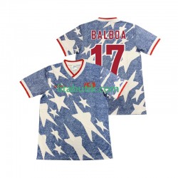 USA BALBOA 17 1994 Retro Män Borta Fotbollströja Kortärmad