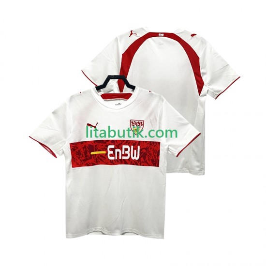 VfB Stuttgart 2007 Retro Män Hemma Fotbollströja 2006 Kortärmad